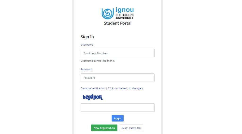 ignou-student-portal